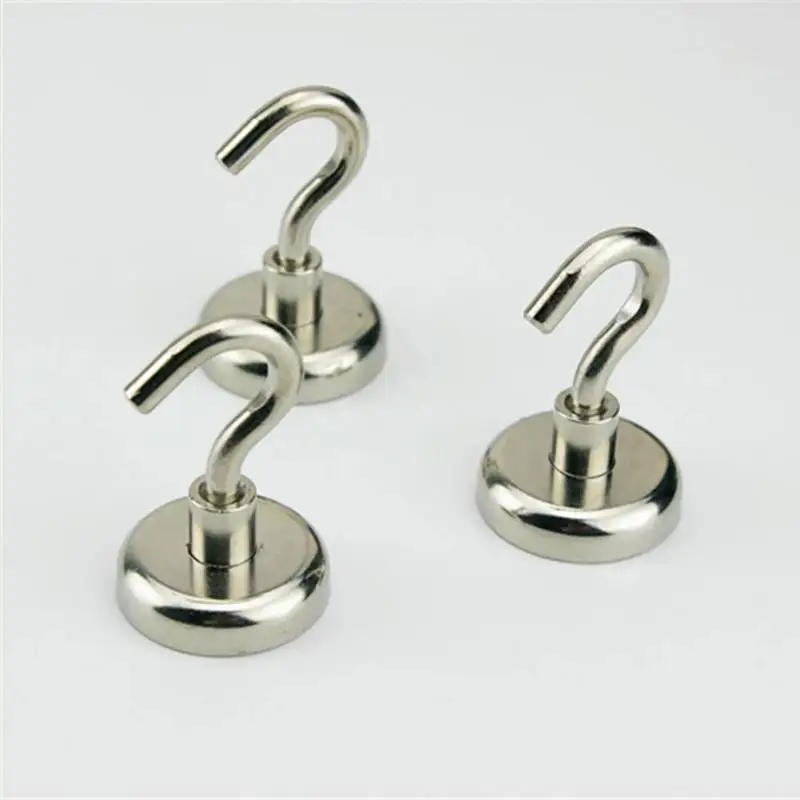 Magnetic Hooks Power Hook Magnet Holder Super Heavy Neodymium Rare Earth Suction For Home Door