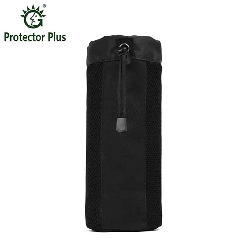 2016 Outdoors MOLLE System Tactics Water font b Bottle b font Pocket D ring Holder Drawstring