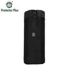 2016 Sistema de MOLLE Al Aire Libre Tácticas Bolsillo para la Botella de Agua Titular d-ring Cordón bolso de La Bolsa, Ejército Equipo de Nylon Resistente