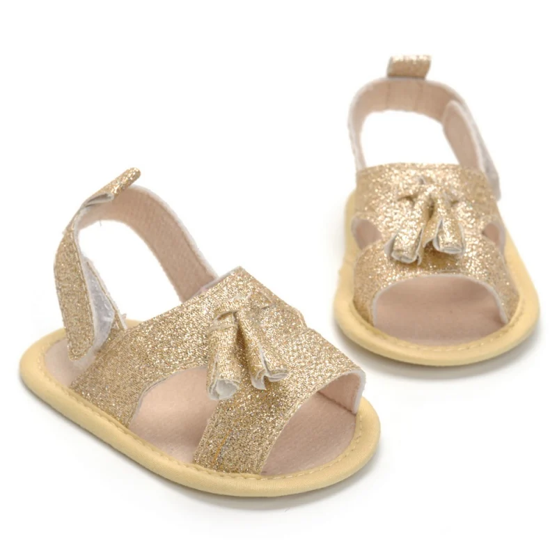 

Summer Gold Paste Baby Girl Shoes Baby Sandals Princess Garden Shoes Fashion Newborn Sandals