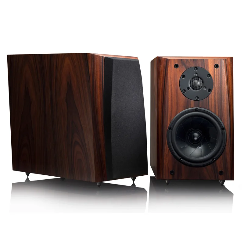 handmade wooden speakers