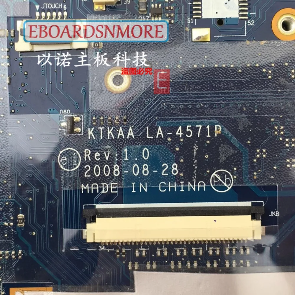K000068800 для toshiba satellite A350 A355 материнская плата ноутбука с графикой слот KTKAA LA 4571P SATA DVD