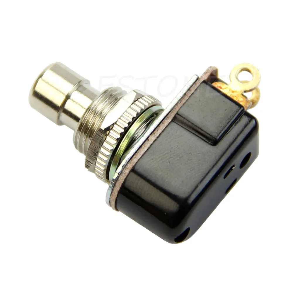 SPST 1P1T Momentary soft stomp foot pedal bypass switch guitar effects