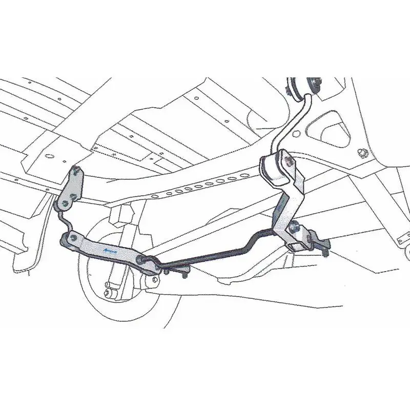H-TUNE Задний стабилизатор Sway Анти ролл пространство рычаг для Ranger T6/BT50 2012