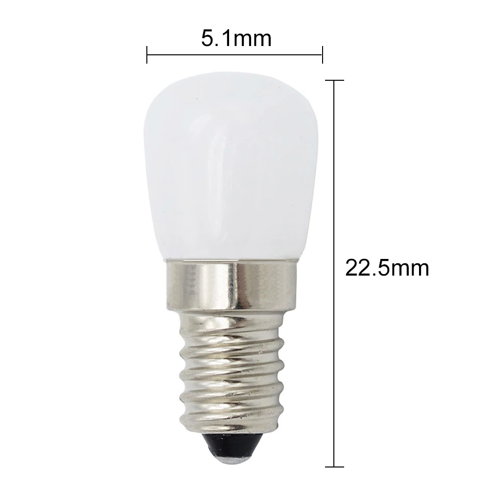 5 шт./лот T22 мини-лампа для холодильника E14 светодиодный светильник 2 Вт AC110V-220V прожекторная лампа SMD2835 лампада