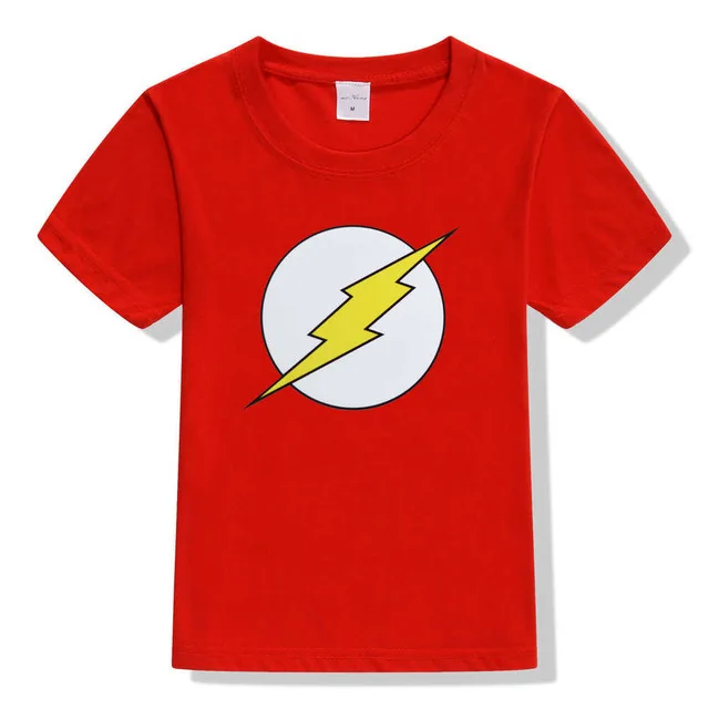 the flash kids t shirts children boys girls flash man logo t shirt
