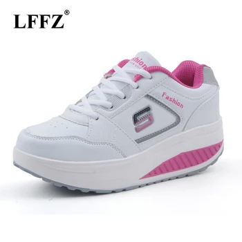 

LFFZ 2018 Women casual shoes Slimming platform shoes women fashion women flats Fitness Lady Shoes Factory drop shipping st41