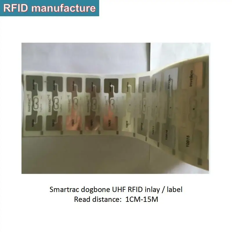5 шт. бесплатный образец impinj monza R6 smartrac dogbone инкрустация rfid uhf 860 960 МГц ярлык стикер