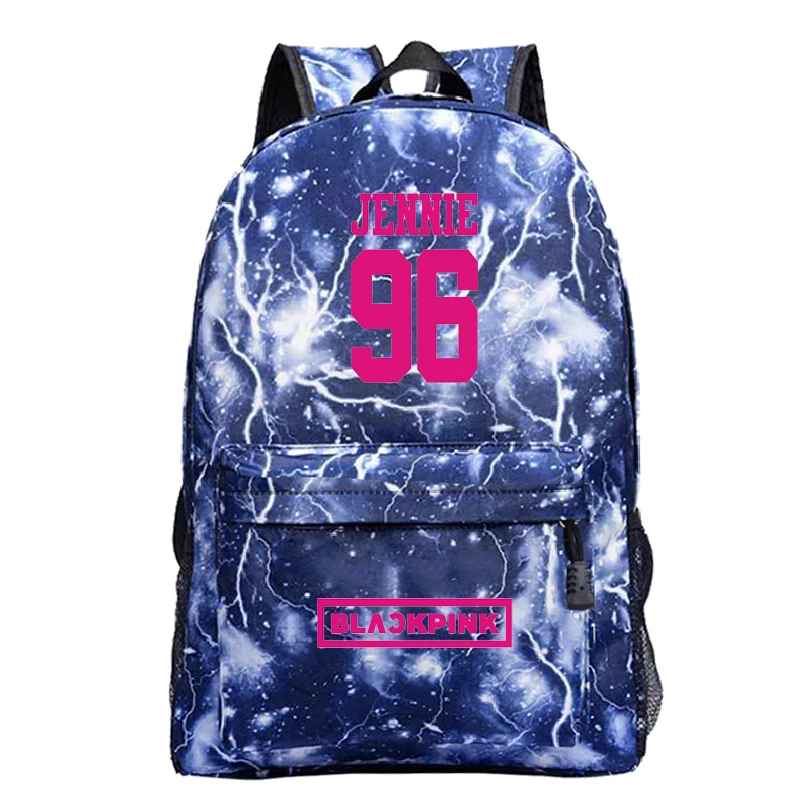 Красивые BTS рюкзак Lisa 97 для учеников, мальчиков и девочек рюкзак мода шаблон школьный рюкзак - Цвет: 23