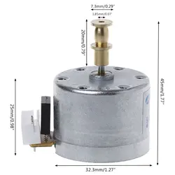 Замена металла двигателя оборудования для фонографа Виниловые проигрыватели Мощность Функция