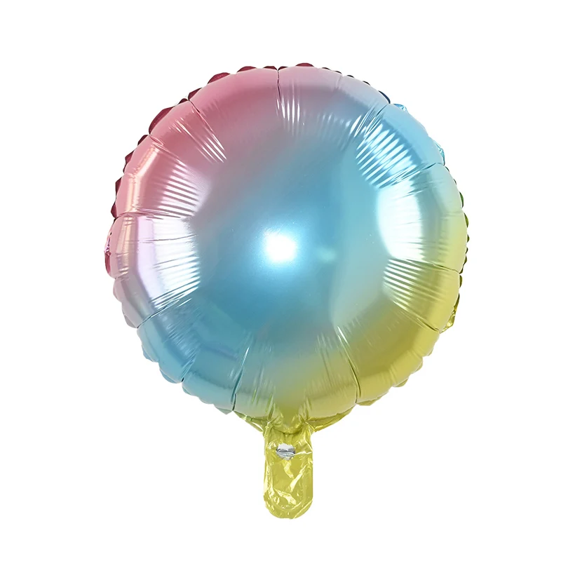 С днем рождения воздушные шары буквы Alphabe Радужная воздушная фольга воздущные шары Детские игрушки свадьба день рождения гелиевые шары вечерние шары - Цвет: round