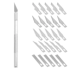 25 шт./компл. лезвия для резьбы по дереву режущий инструмент фрукты еда гравировка нож скальпель ремонт