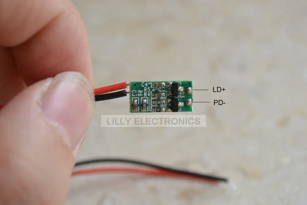 M-type Common-cathode Pin Лазерная Диодная схема привода PCB Постоянная мощность APC DIY Lab