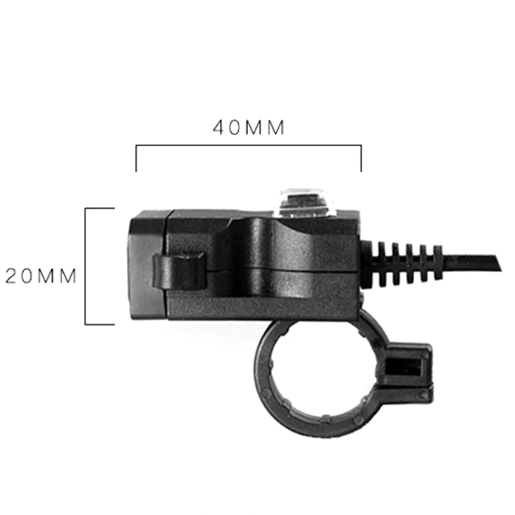 Двойной USB порт разъем питания крепления переходника питания водонепроницаемый зарядное устройство мотоцикл для телефона адаптер мотоцикл 9-90 в