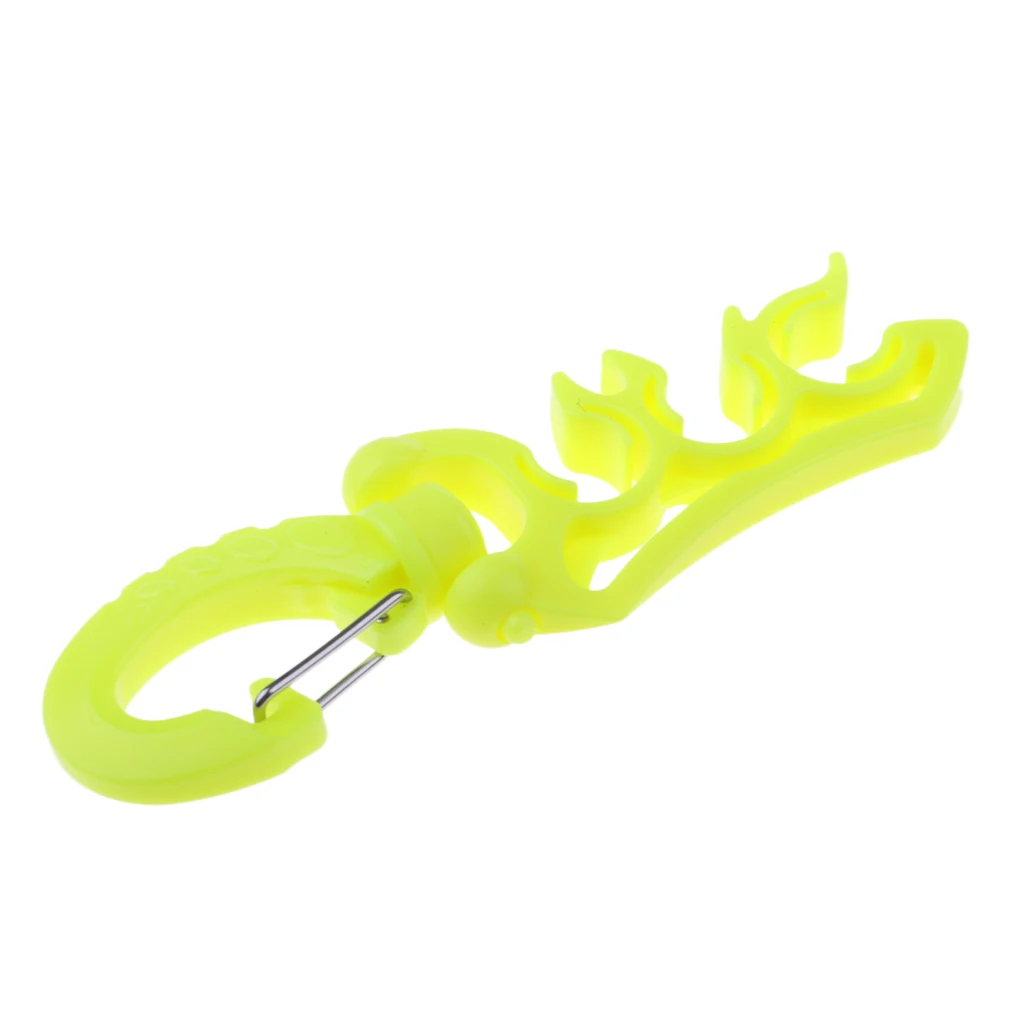 Premium Durable  Scuba Diving Triple 3 Hose Regulator Gauge Octopus Holder Retainer Folds Rotates Clip Scuba Diving Diver    