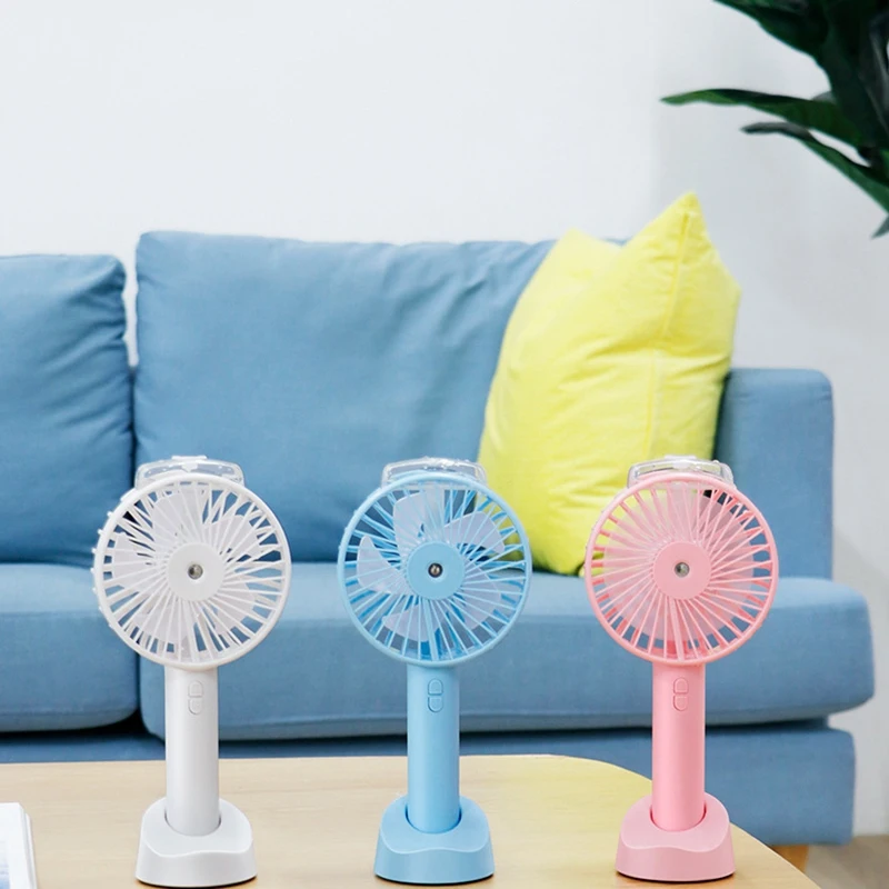 

Portable Usb Fan Cooler Small Cooling Fan Desk Pocket Water Mist Fan Cooling Air Humidifier