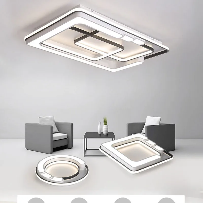 

Modern led chandelier with remote control acrylic lights For Living Room Bedroom Home Chandelier ceiling Led light Fixtures