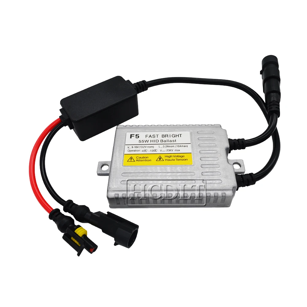 HCDLT 12V 55W комплект ксенона H7 H1 H3 H11 HB3 9005 9006 HID комплект фар 6000K 4300K 5000K AC 55W F5 быстрый запуск тонкий балластный реактор