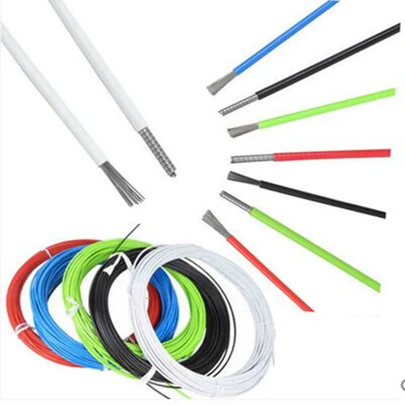 

Bicycle Brake Line Tube Hose Transmission Shift Line Cable Wire Feeding Tube 1 Meters Bulk With 2 Caps