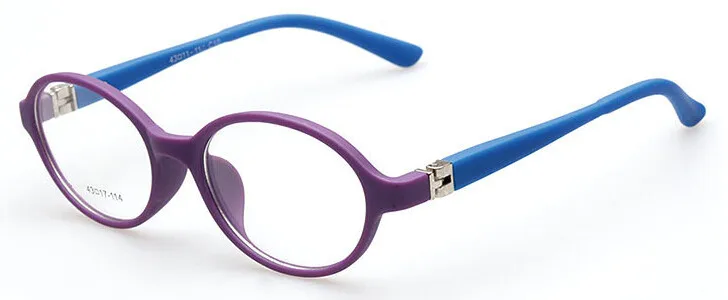 Весной петли ребенка Дети близорукость оправы оптические очки Rx в состоянии - Цвет оправы: Purple