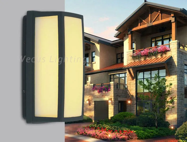 2019 Modern Led Outdoor Wall Lamp Waterproof Front Door Villa