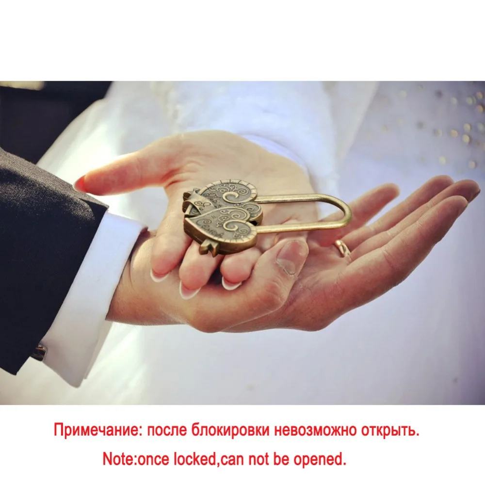 OurWarm Свадебный замок Love Lock для мостов подарки гостей церемония украшение подарок