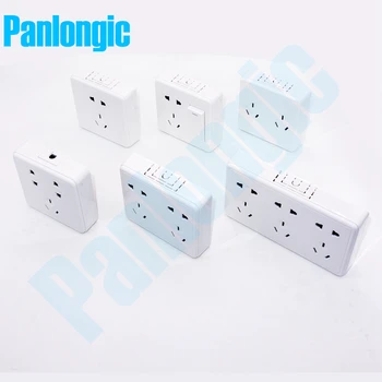 

Surface Mounted Pure White 86 Type Wall Socket Panel Outlet Electric 10A Electrical Plugs Sockets with 2 Holes & 3 Holes