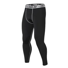 Мужские компрессионные баскетбольные Штаны спортивные колготки беговые Штаны для кроссфита высокоэластичные фитнес штаны для бодибилдинга