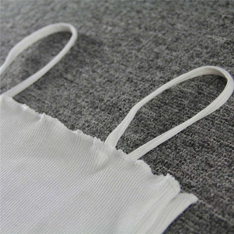 2019 Summer Sexy Women Tanks Camis Solid color Slim Lady s bottoming Shirt Sexy Slim Inside Strap Cami Short Style Vest 2019 Summer Sexy Women Tanks Camis Solid color Slim Lady s bottoming Shirt Sexy Slim Inside Strap Cami Short Style Vest