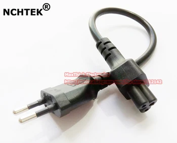 

NCHTEK Europe 2pin Male to IEC320 C5 3pin Female Cord for Notebook Power Supply,C5 Micky Power Adapter Cable/Free shipping/5PCS