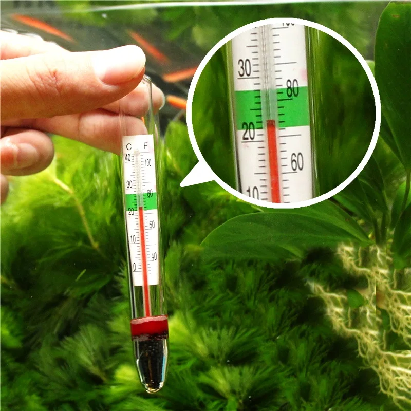 AQUARIUM SUBMERSIBLE GLASS DIGITAL THERMOMETER TEMPERATURE METER