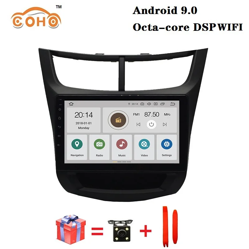 

Car audio Android 9.0 4+64G 8-core for 2018 Chevrolet Sail with Radio BT GPS support WIFI and DSP