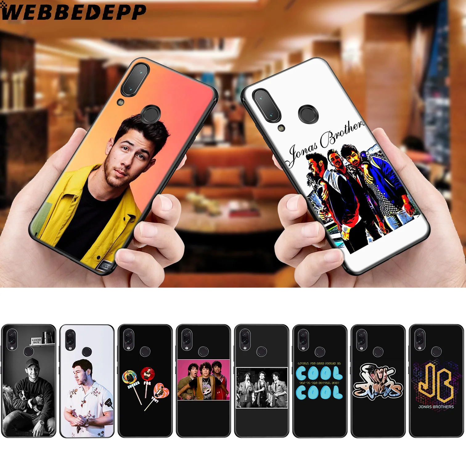 

WEBBEDEPP Jonas Brothers Nick jonas Soft Case for Xiaomi Redmi K20 7A 4A 4X 5 5A 6 6A S2 Note 8 4 4X 5 6 5A 7 Pro Plus Prime