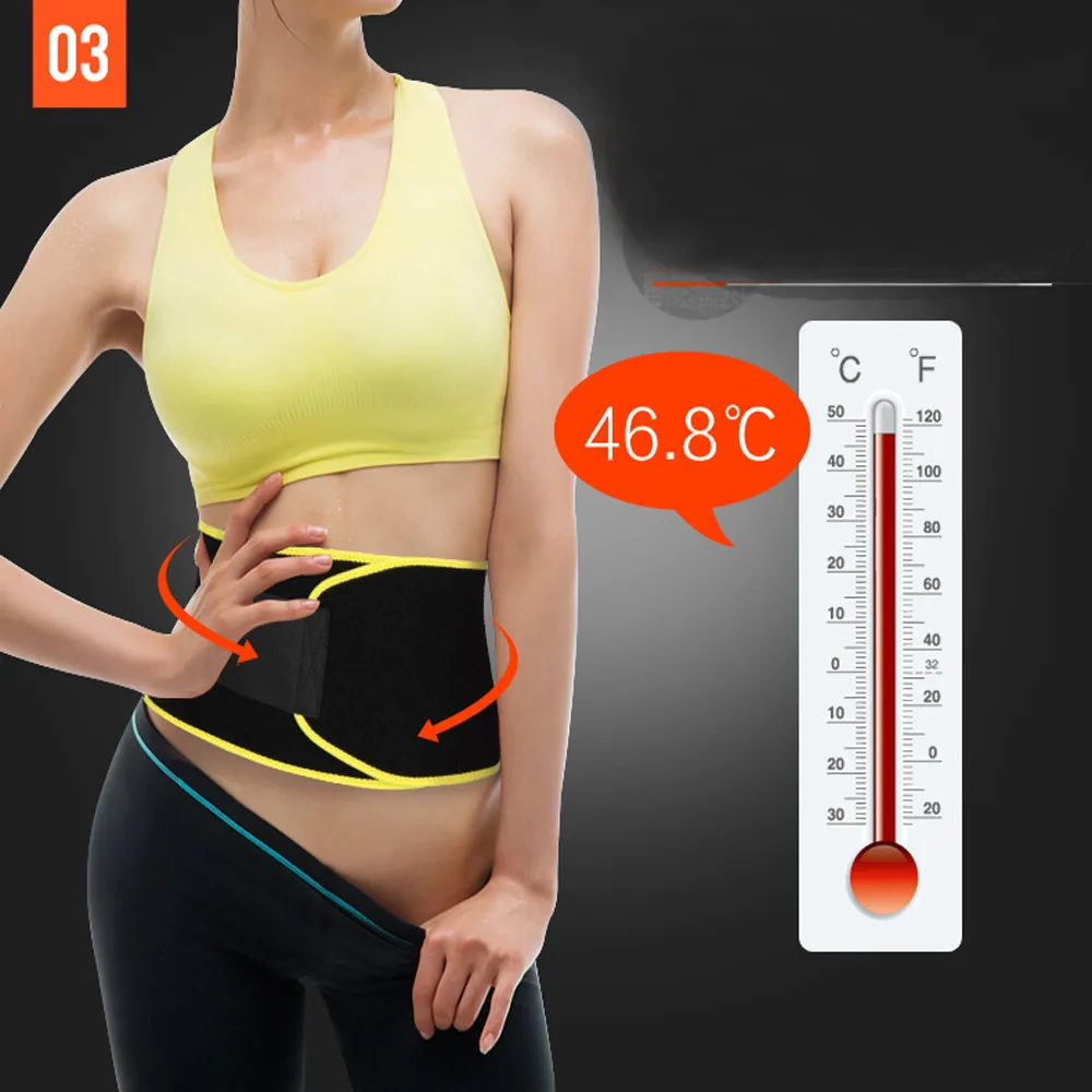 

Waist Slimming Burn Fat Sauna Sweat Loss Weight Trimmer Exercise Belt exercise Waist Support new A30