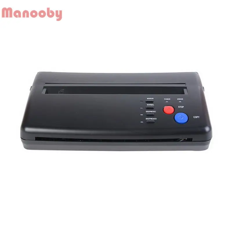 

Manooby Tattoo Transfer Machine Drawing Copier Printer Thermal Template Makeup Tattoo Permanent Paper Transfer Power Machine