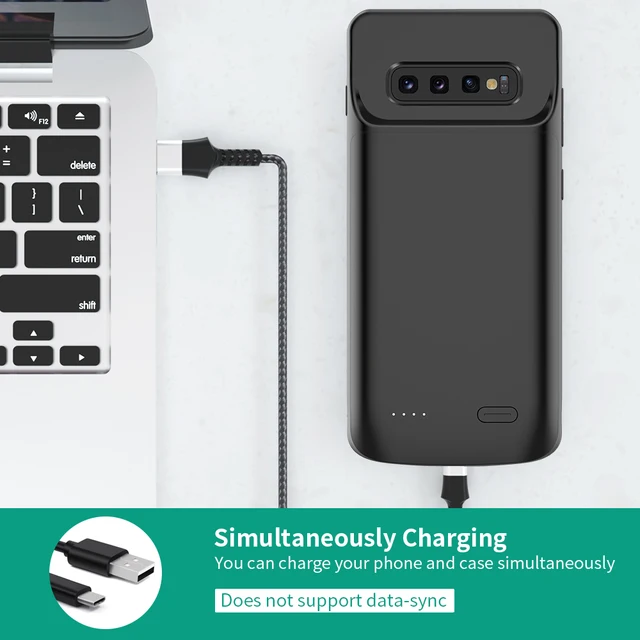 NEWDERY-Étui de batterie de charge sans fil pour Samsung Galaxy, housse de batterie  externe mince, 4700mAh, S10e, S10 - AliExpress