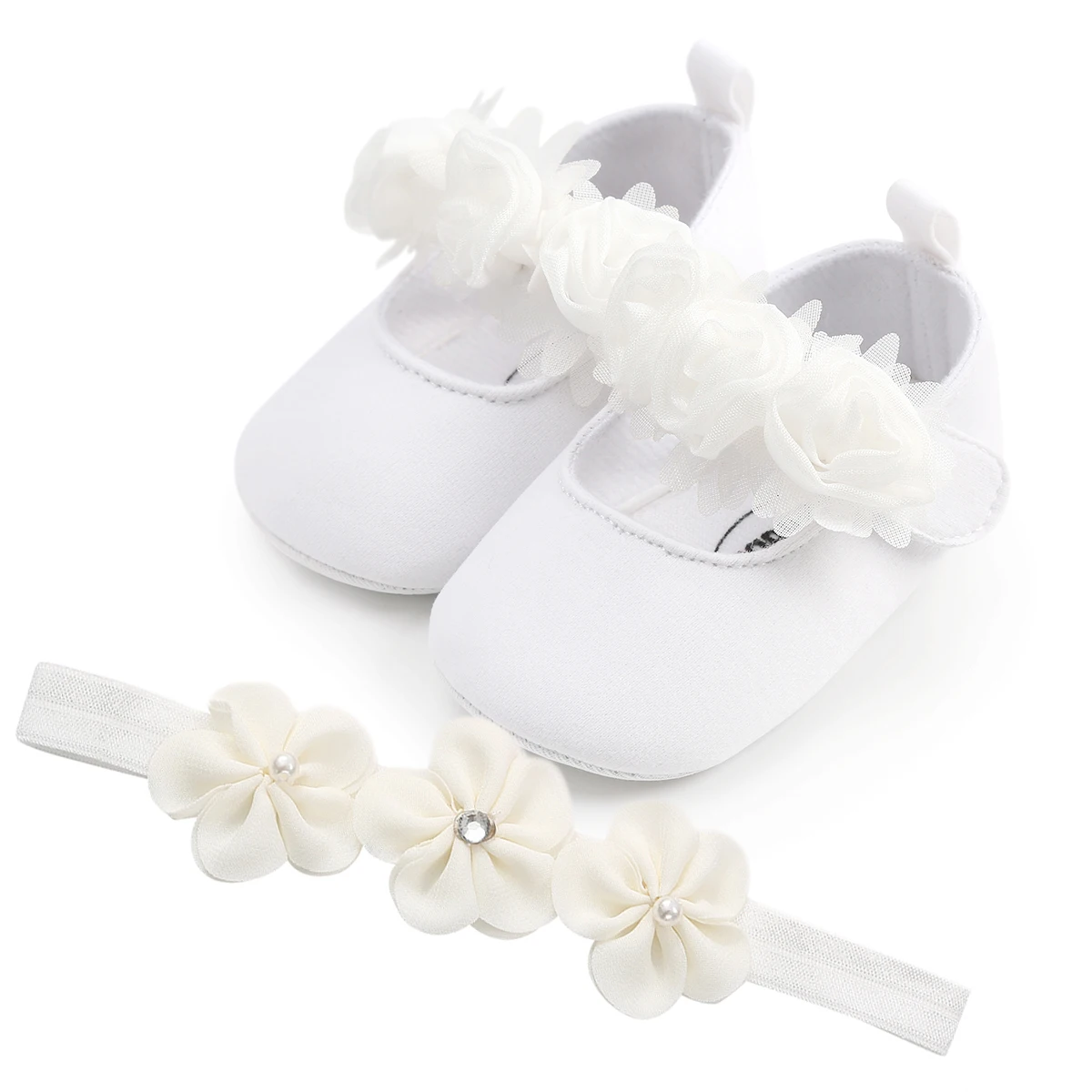 Детские кроссовки для новорожденных девочек и мальчиков с кружевным крючком на мягкой подошве для младенцев теплая обувь