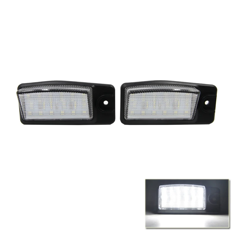 

2PCs CANBUS Auto Car Led Number License Plate Light For Nissan X-trail T32 2014 2015 For Infiniti FX35 FX50 09-13 Q45 02-06