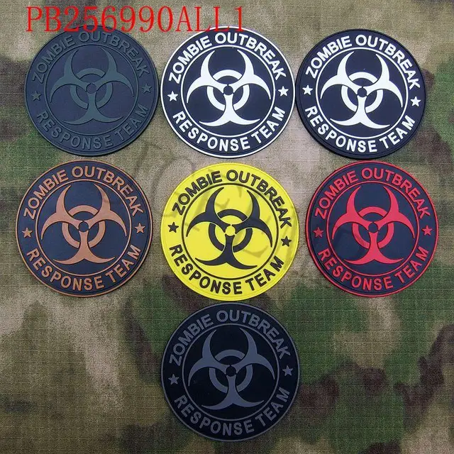 Best Offers Biohazard ZRT ZOMBIE OUTBREAK 3D PVC patch Badges