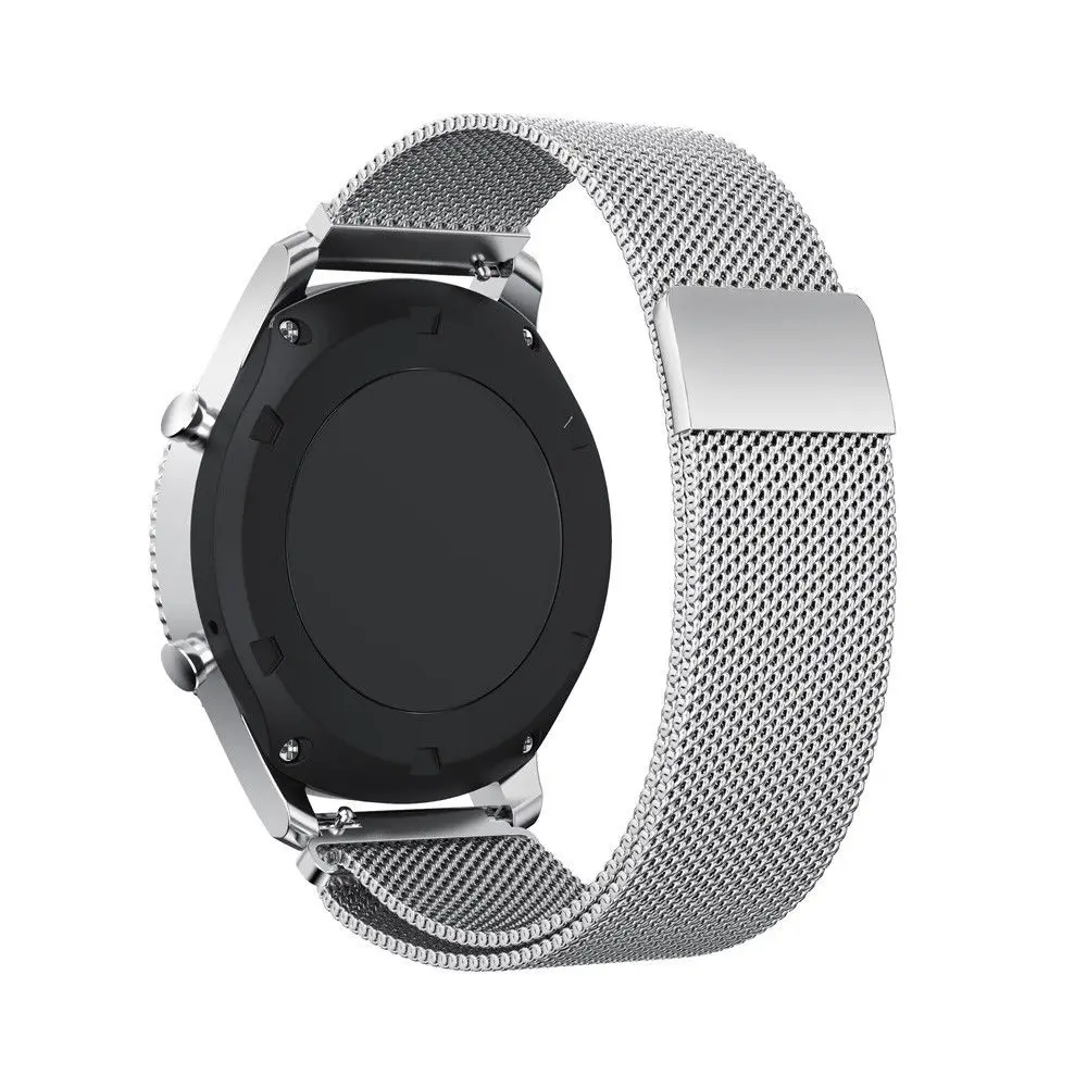 Сетка Milanese Loop часы ремешок для samsung Шестерни S3 Frontier классический Нержавеющая сталь Магнитная застежка ремешок для Galaxy часы 46 мм