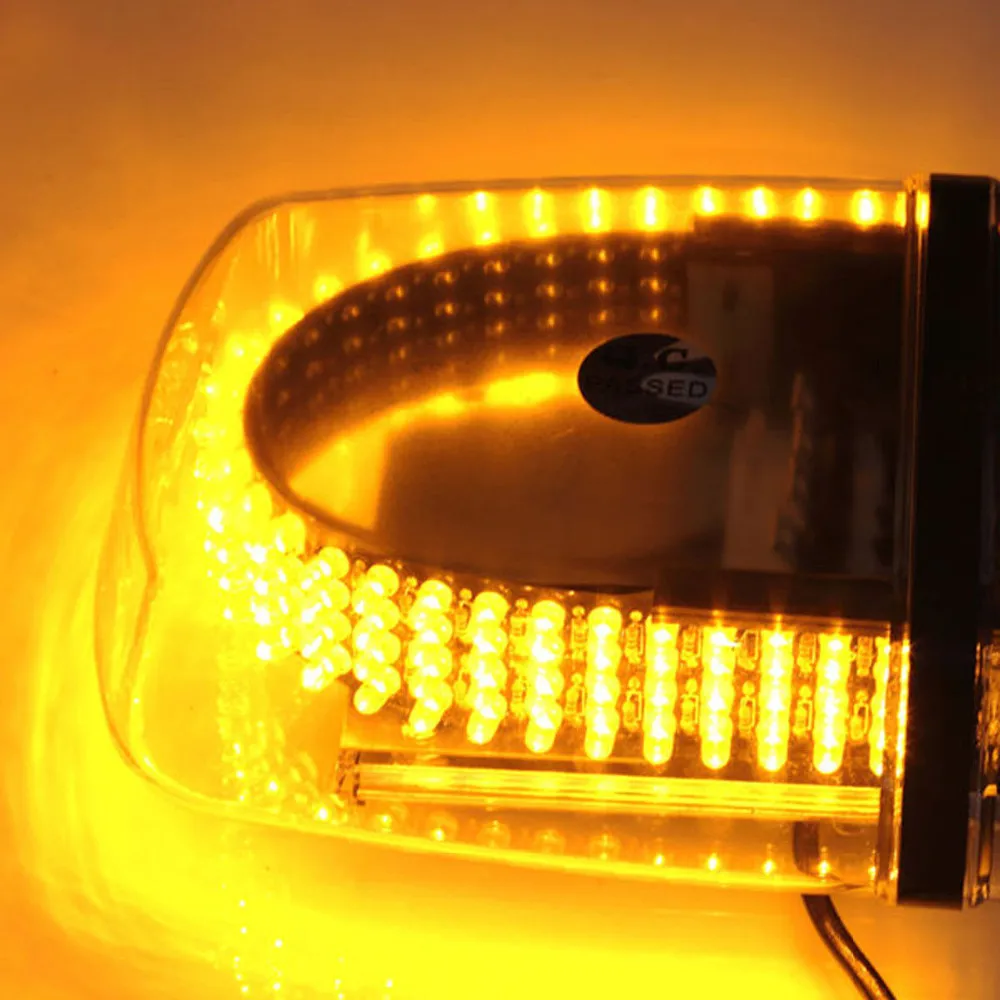 Amber 240 LED Strobe Light Warning Emergency Flashing Car Truck Construction Car Vehicle Safety (10)
