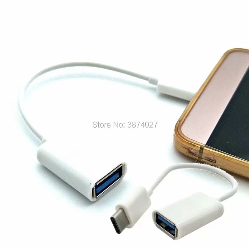 Адаптер CT2 Type C OTG для кабеля USB кабель передачи данных 10 см MacBook удлиненная U