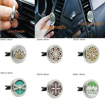 

Car-styling Stainless Car Air Auto Vent Freshener Essential Oil Diffuser Gift Locket Decor TD907 dropship