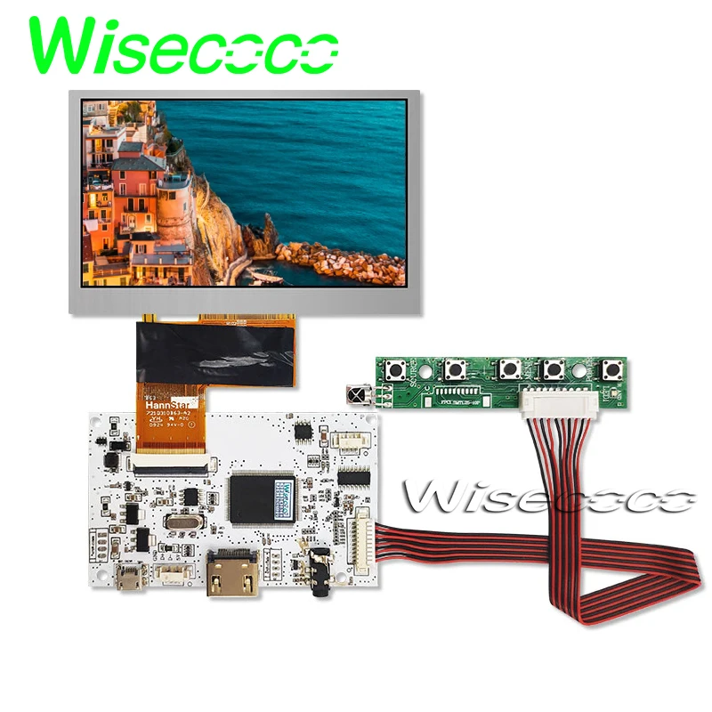 

Display driver board ki 4.3inch tft lcd screen panel 480x272 HSD043I9W1-A00 with mirco usb hdmi controller board