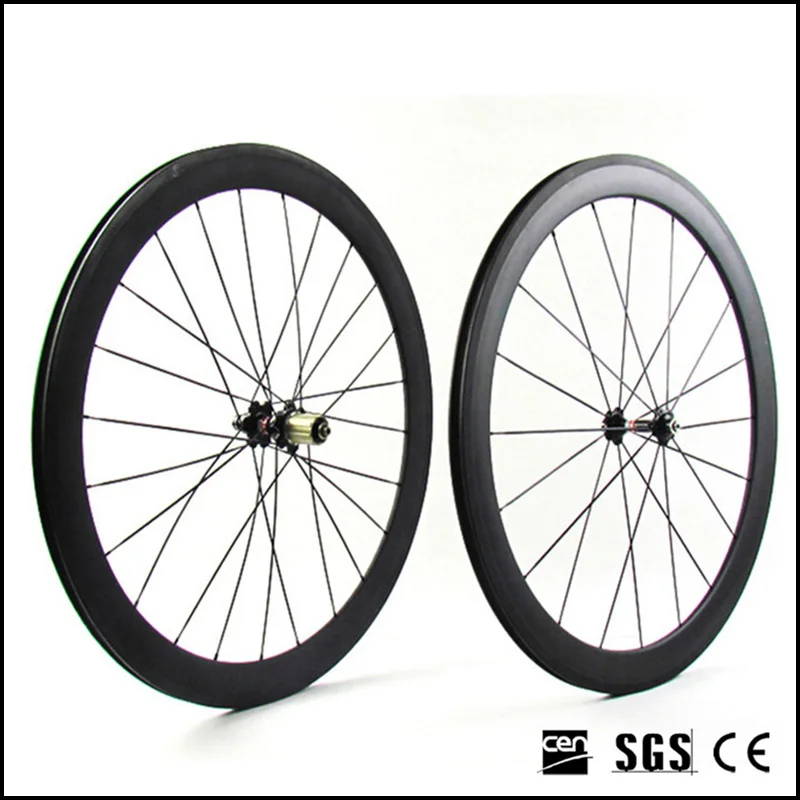 Catazer Full Carbon 700C 23/25mm wide 38mm 50mm 60mm 88mm Depth Novatec 271/372 Hub Road Bike Carbon Wheels
