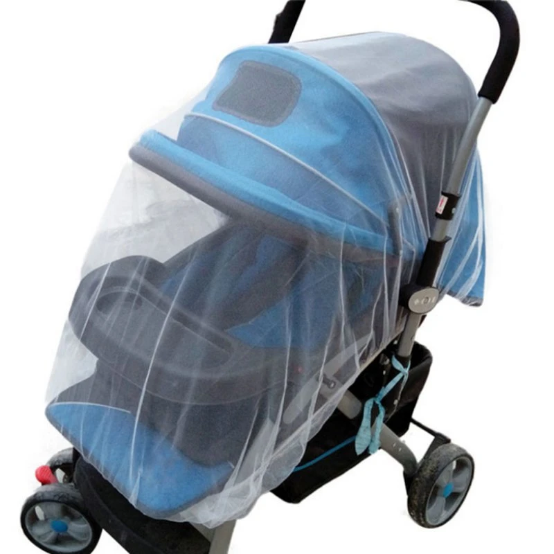and Wasps no Harmful Chemicals Fanxis 150cm Full Cover Baby Stroller Mosquito Net Baby Carriages Protection Mesh No-See-Ums Ultra Fine Mesh Protection Against Mosquitos
