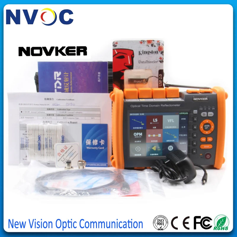 Рефлектометр NOVKER NK5600 OTDR 30/32 дБ 80 км 1310 нм|Оптоволоконное оборудование| |