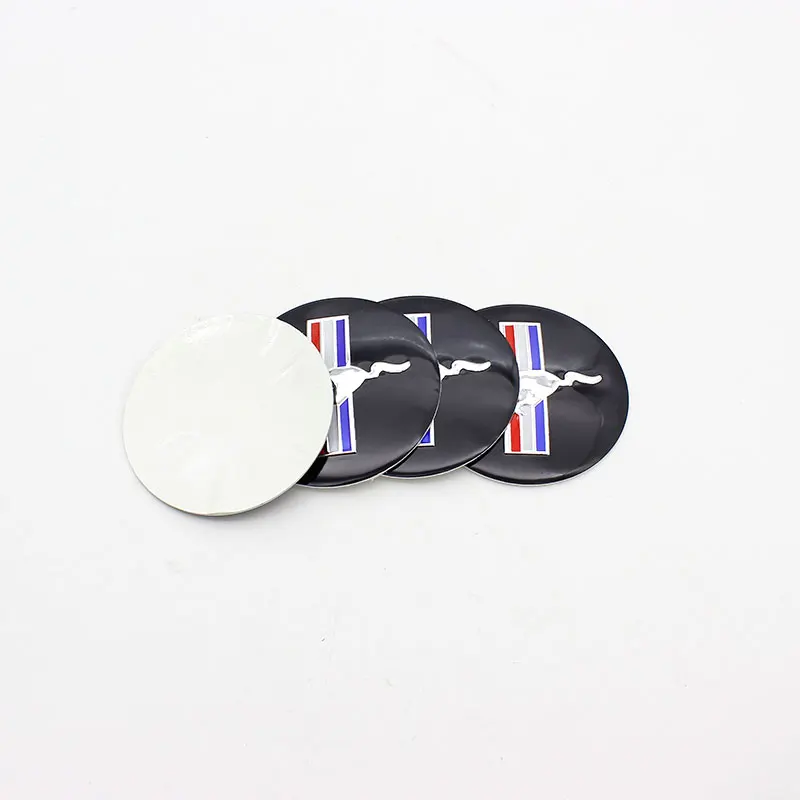 luluda 4PCS logo 56 5mm Sticker Wheels Center Caps Emblem Badge Wheel Covers Hub Caps Auto
