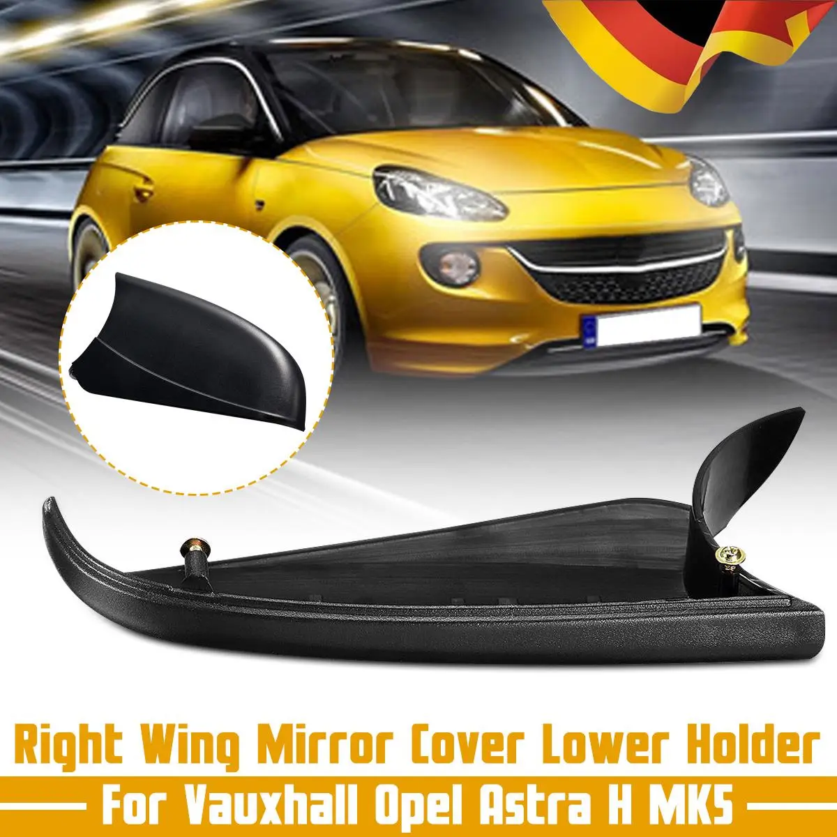 Left Right Wing Mirror Cover Lower Holder For Vauxhall Opel Astra H MK5 2004 2005 2006 2007 2008 2009 2010 2011 2012 2013