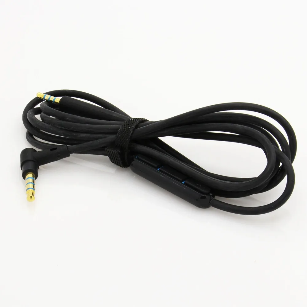 Черные сменные амбушюры и аудио кабель шнур с микрофоном для Bose quietкомфорт 25 QC25 QC 25 наушники